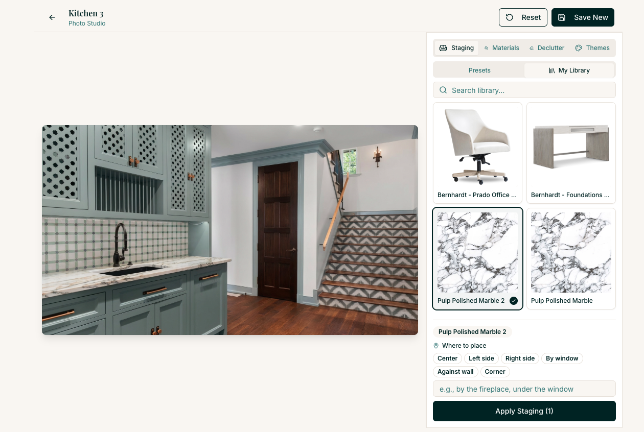 AI Interior Design Rendering | Staige Studio for Designers